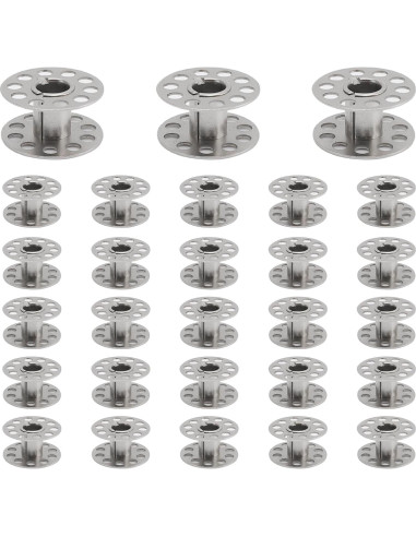 Bobinas de Máquina de Coser Kidoom 28 PCS Metal Estándar