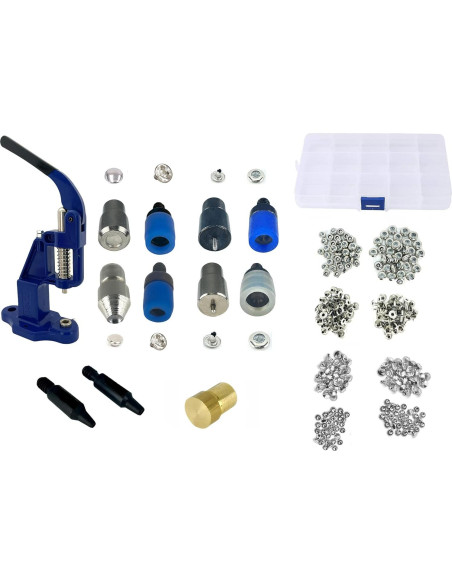 Kit de Prensa Manual HOBBY TRENDY con Remaches de Cristal