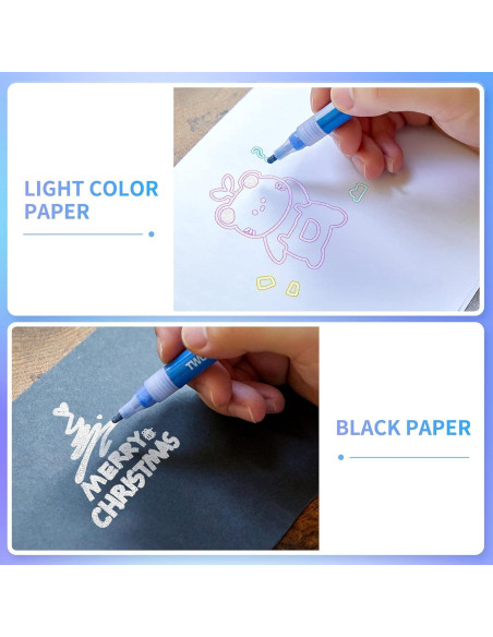 Marcadores Metálicos TWOHANDS, 12 Colores, Punta Fina