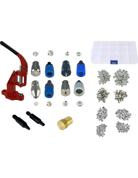 Kit de Prensa Manual HOBBY TRENDY con Remaches de Cristal