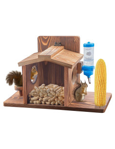 Comedero para Ardillas DAZUINIAO con Agua y Mazorcas 39.88x17.78cm