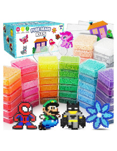 Kit de Perlas Fusibles FUNZBO 31000 Piezas 48 Colores