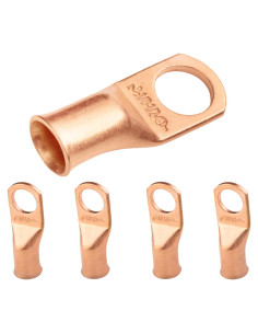 Conectores de Terminales de Anillo de Cobre SELTERM 1/0 AWG 5 Pcs