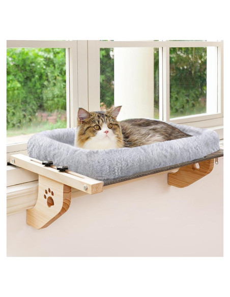 Perch de Ventana para Gatos AMOSIJOY 62x38cm Resistente
