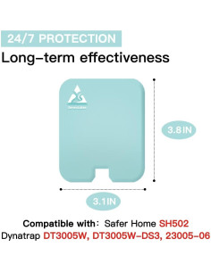 36 Tarjetas Adhesivas Reemplazo Insectos Seven Lakes Azul Aqua 2