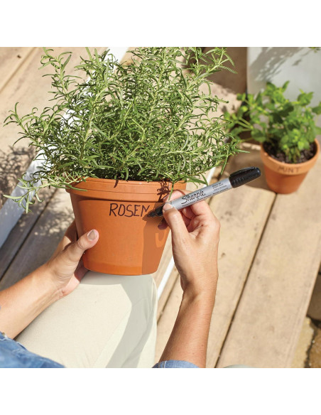 Marcadores Permanentes Sharpie Negros Punta de Bala - Paquete de 12