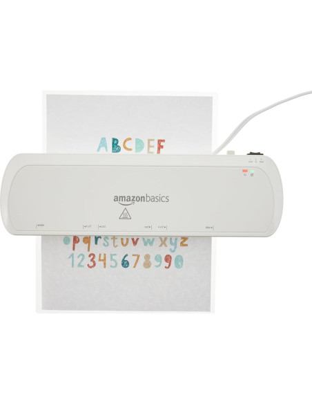 Laminadora Térmica Amazon Basics 23 cm para Documentos y Fotos
