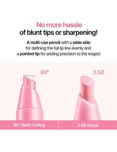 Lápiz Labial Cremoso COSNORI 01 Rosa Puro - Larga Duración