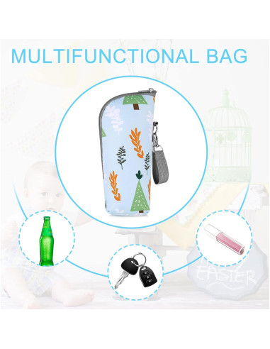 Bolsa Térmica Aislante Accmor para Botellas de Bebé Bosque