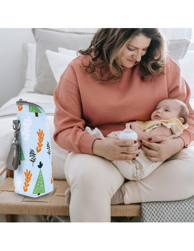 Bolsa Térmica Aislante Accmor para Botellas de Bebé Bosque