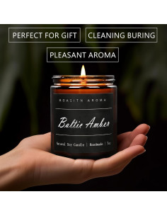 Vela Aromatizada de Soja MOASITN Ámbar Báltico 198g 2