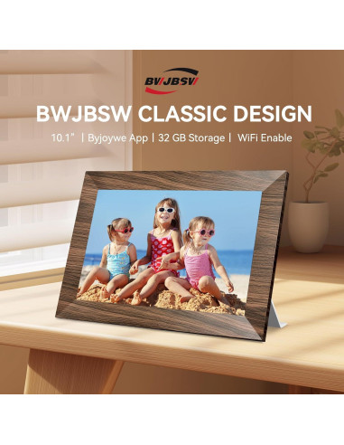 Marco de Fotos Digital 10.1" QIUYU 32GB WiFi HD 1280x800