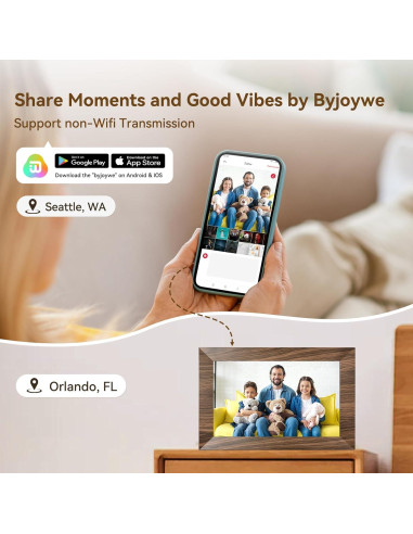 Marco de Fotos Digital 10.1" QIUYU 32GB WiFi HD 1280x800