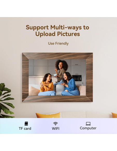 Marco de Fotos Digital 10.1" QIUYU 32GB WiFi HD 1280x800