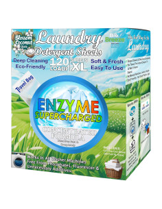 Hojas de Detergente Ecológico 120 Unidades 5 STAR Flor de Coco