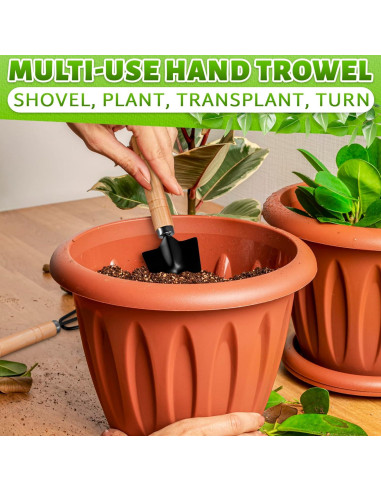 Juego de Herramientas de Jardín ZOKLU 3 Piezas Ergonómicas