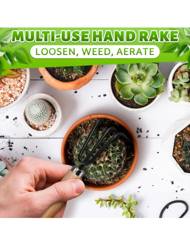 Juego de Herramientas de Jardín ZOKLU 3 Piezas Ergonómicas