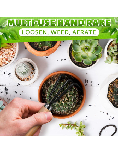 Juego de Herramientas de Jardín ZOKLU 3 Piezas Ergonómicas