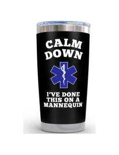 Vaso de Café de Acero Inoxidable KLUBI 600 ml Negro Enfermera