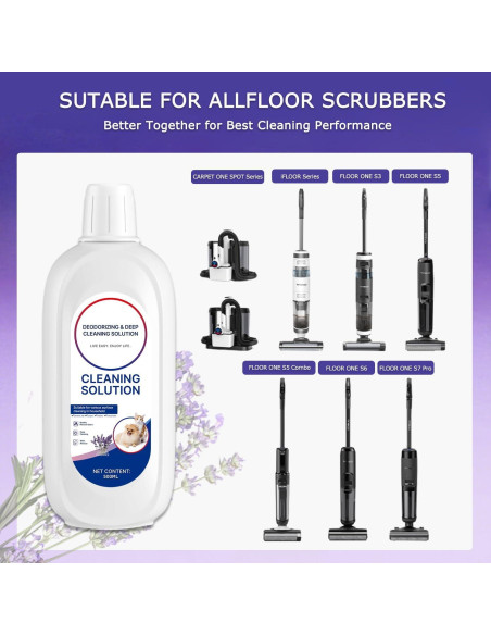 Limpiador de Piso Aroma Lavanda Vacbeuta 500ml x2 - Tineco