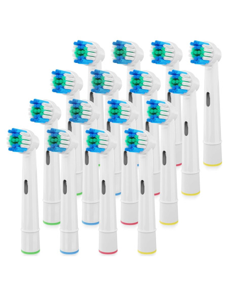 16 Cabezales de Repuesto TIMKDLE para Cepillos Oral B Pro