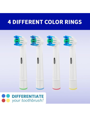 16 Cabezales de Repuesto TIMKDLE para Cepillos Oral B Pro