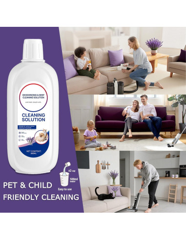 Limpiador de Piso Aroma Lavanda Vacbeuta 500ml x2 - Tineco