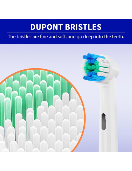 16 Cabezales de Repuesto TIMKDLE para Cepillos Oral B Pro