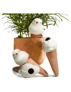 Esferas de Riego para Plantas MEIDAKE - 4 Piezas Diseño Pájaro