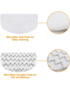 Paquete de 12 almohadillas de microfibra Bissell PowerFresh 2