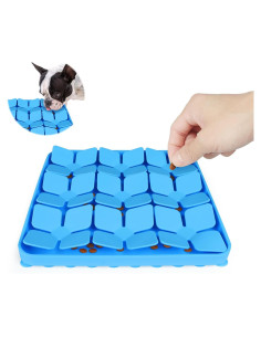 Alfombra Snuffle Interactiva MOOGROU Azul 20.32cm para Perros