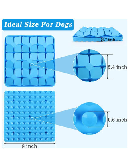 Alfombra Snuffle Interactiva MOOGROU Azul 20.32cm para Perros