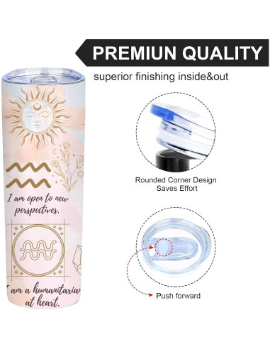 Taza de Acero Inoxidable 20oz TUMBTU Acuario Doble Pared