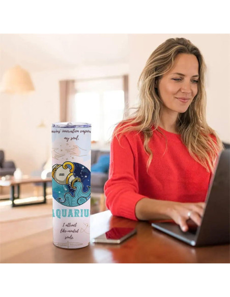 Taza de Acero Inoxidable 20oz TUMBTU Acuario Doble Pared