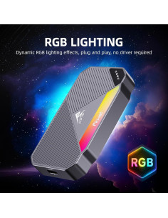 SSD Externo Fikwot FP107 1TB USB 3.2 2050MB/s RGB 2