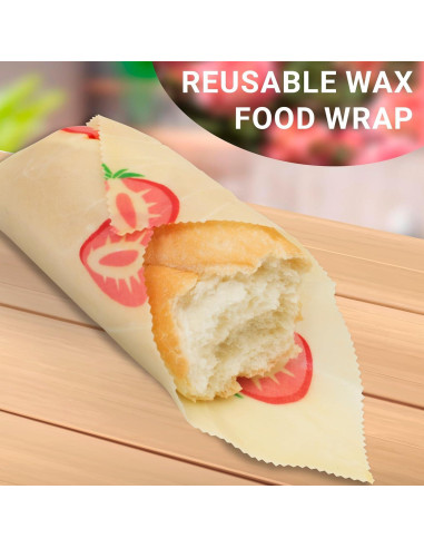 Envolturas Reutilizables de Cera de Soja EZGOODZ - Pack de 3