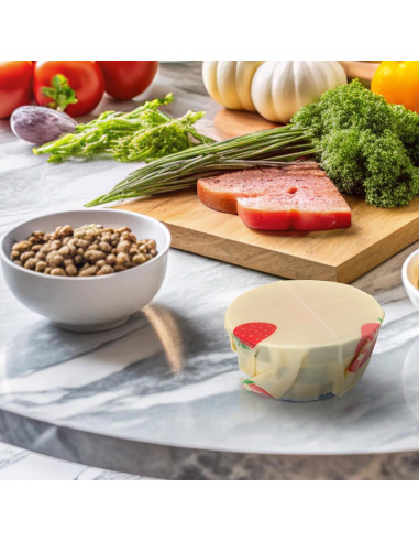 Envolturas Reutilizables de Cera de Soja EZGOODZ - Pack de 3