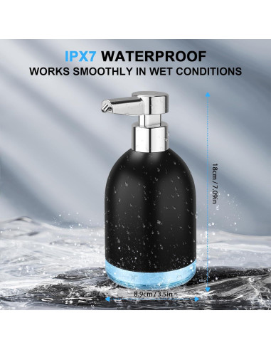 Dispensador Automático de Jabón Líquido Blancel 320ml Negro