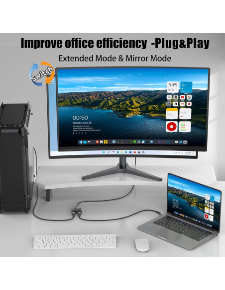 Cable HDMI 2.1 MOSIMLI 0.91m Alta Velocidad 48Gbps 8K