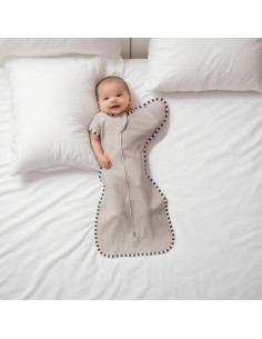 Manta de Envolver para Bebés BLACKLEAF BABY 0-3 Meses Algodón 2