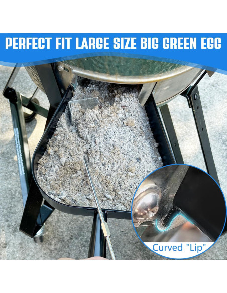 Sartén de Cenizas Big Green Egg Unidanho 45.72 cm Acero Inoxidable
