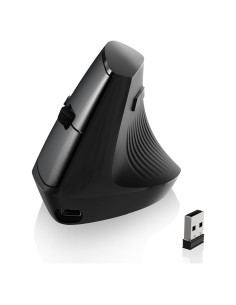 Ratón Inalámbrico A.JAZZ I300 Ergonómico Recargable 800/1200/1600 DPI