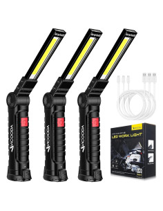 Linterna LED VICOODA Recargable 360 5 Modos 3 Paquetes