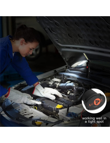 Linterna LED VICOODA Recargable 360 5 Modos 3 Paquetes