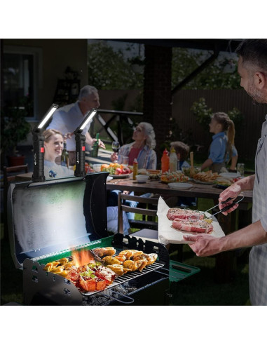 Linterna LED VICOODA Recargable 360 5 Modos 3 Paquetes