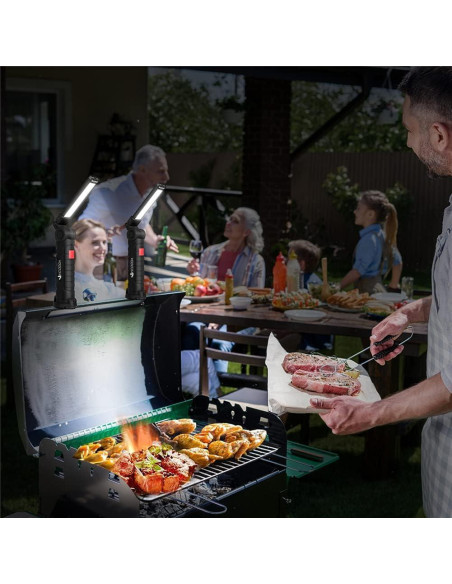 Linterna LED VICOODA Recargable 360 5 Modos 3 Paquetes