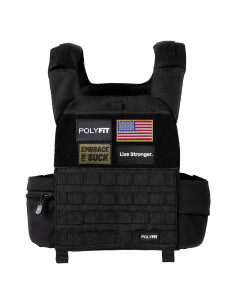 Chaleco con Peso Ajustable Polyfit para Entrenamiento 18 kg