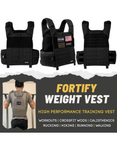 Chaleco con Peso Ajustable Polyfit para Entrenamiento 18 kg 2