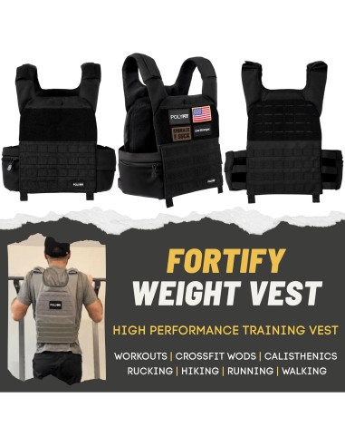 Chaleco con Peso Ajustable Polyfit para Entrenamiento 18 kg