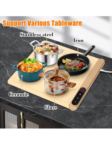 Alfombrilla Calentadora de Comida Eléctrica GRILL FORCE 40x37cm